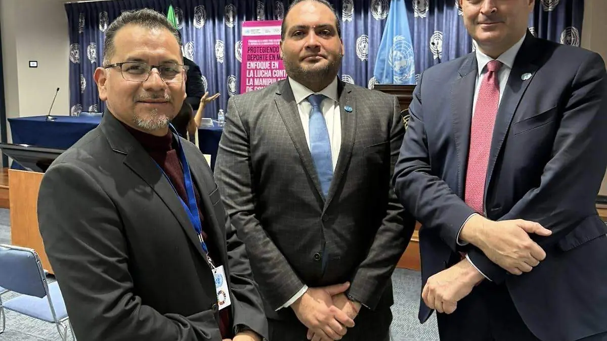 Félix Capilla en taller de la ONU