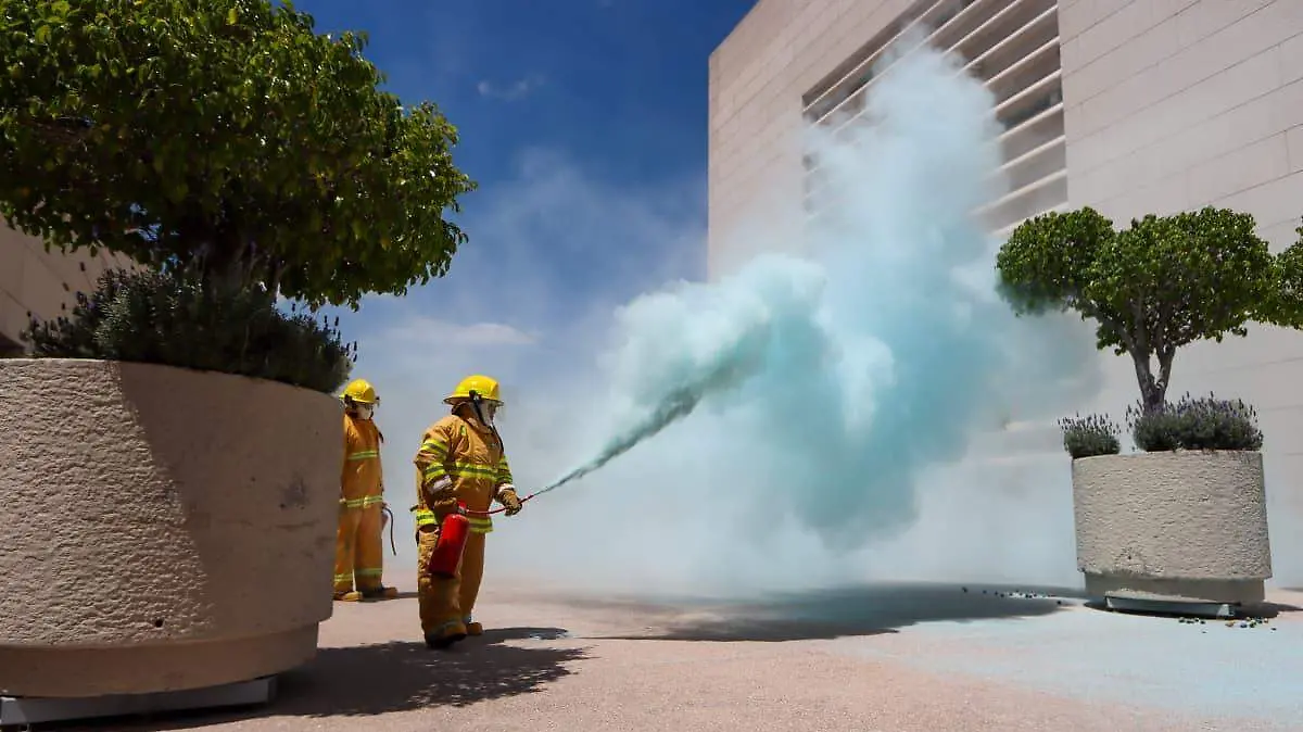 incendio simulacro
