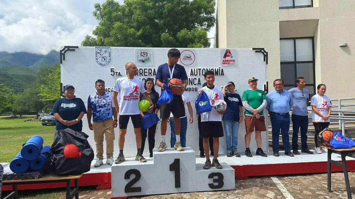 Ganadores de la Carrera por la Autonomía en Concá