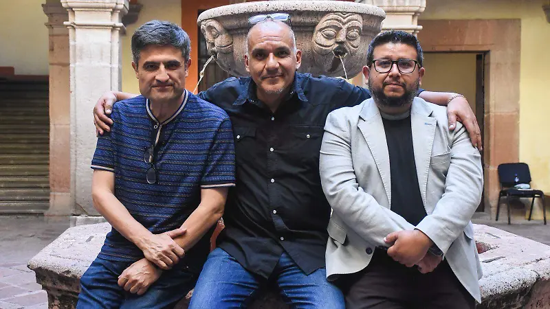 Alberto Lee, Miguel Mena y Miguel Salas, creativos de los cortometrajes 