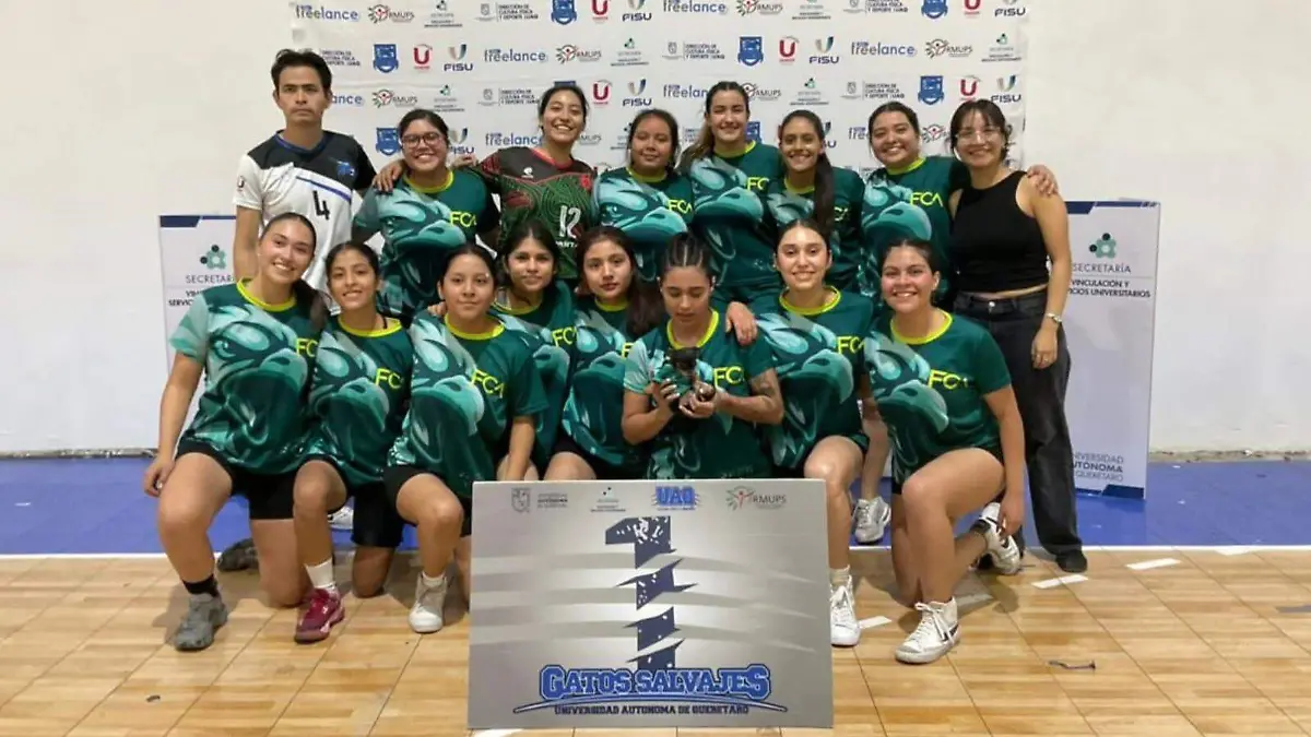 Contaduría campeonas de la rama femenil de Copa Valores UAQ