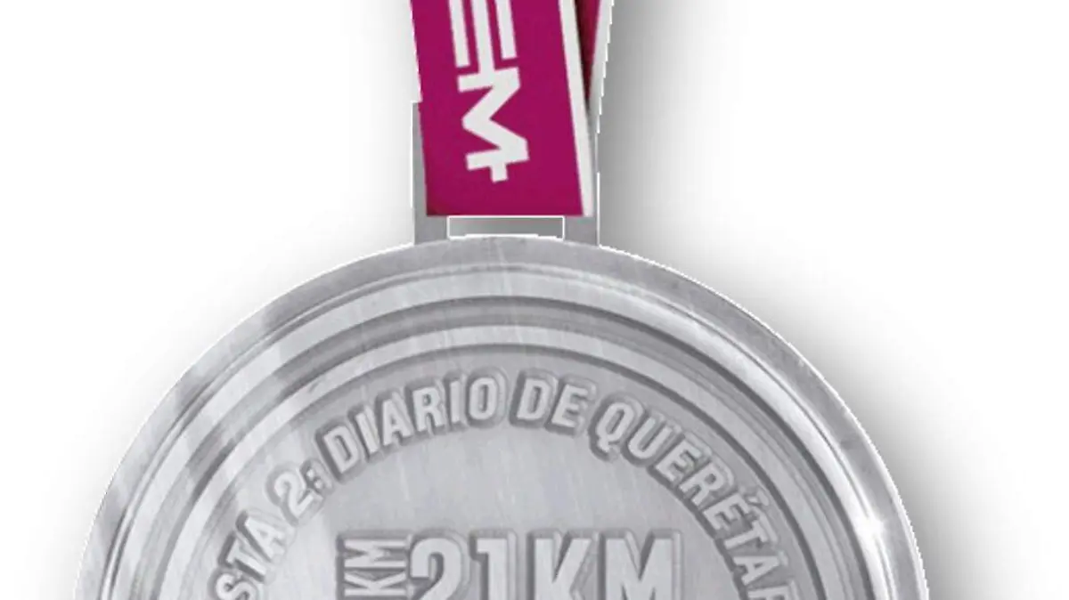 La medalla de esta ocasión tiene un diseño muy bonito, además de será la motivación para seguir superando sus límites