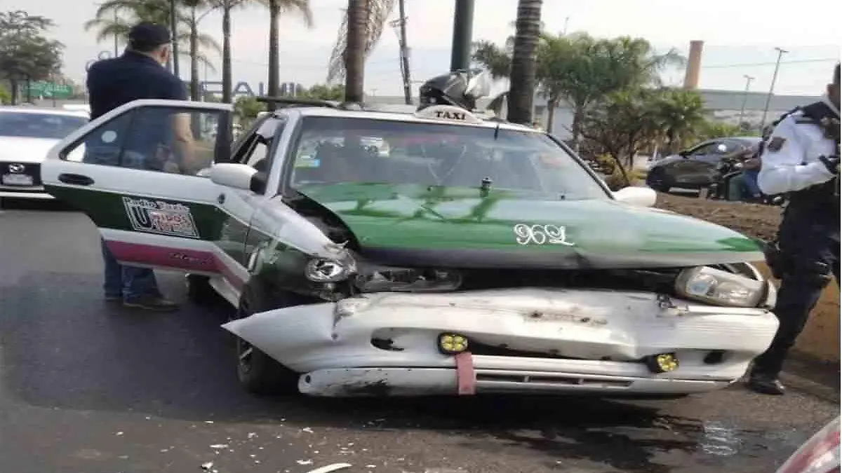 Choque de taxi