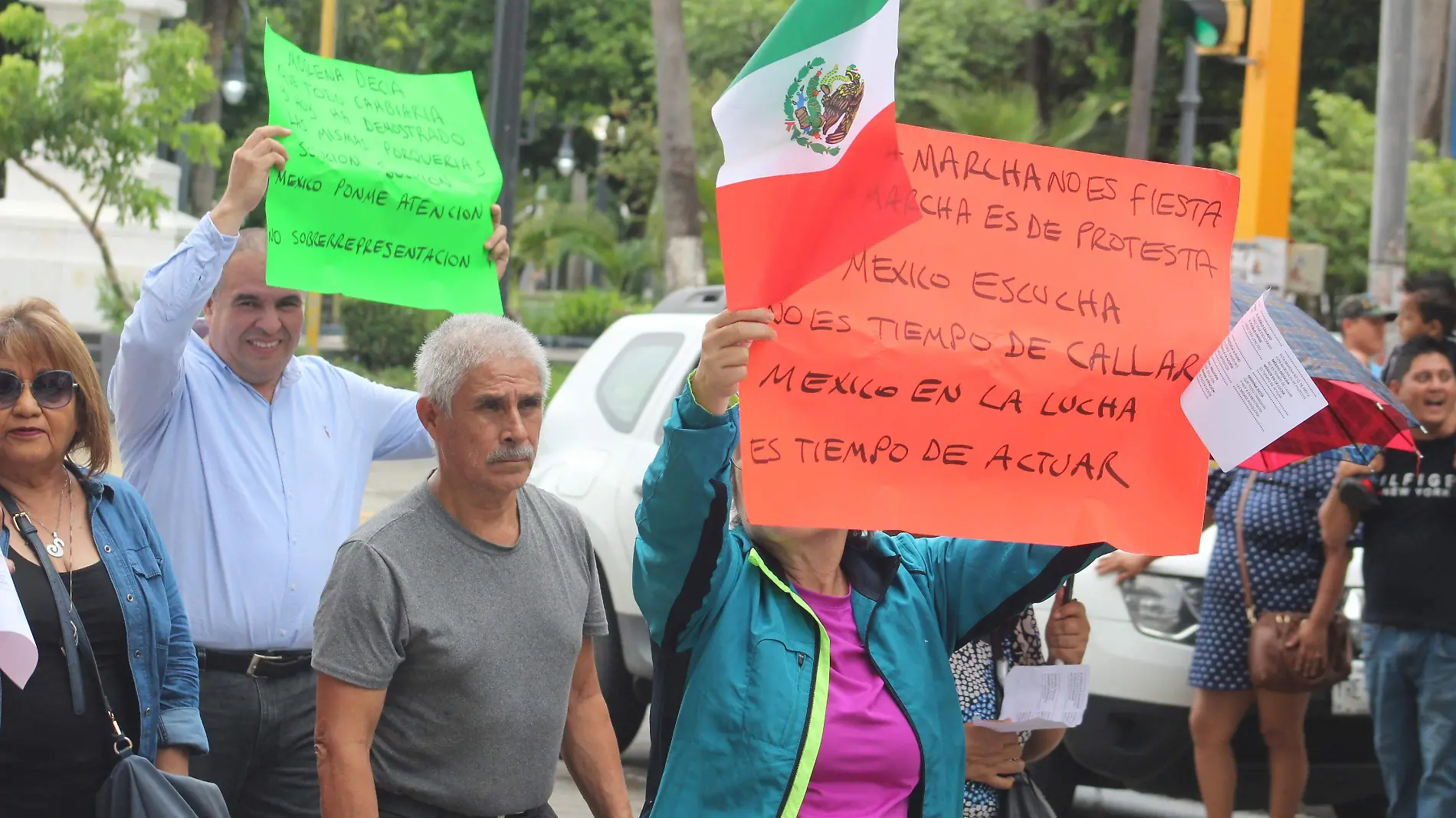 Marcha en el puerto contra la sobrerrepresentación