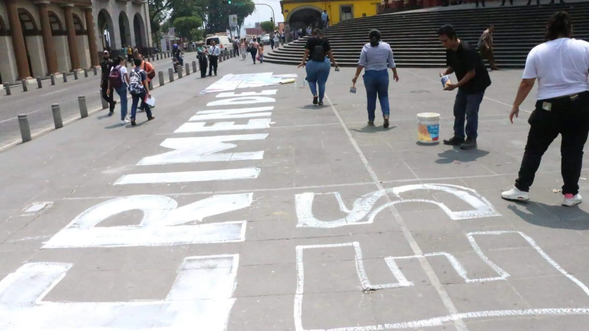 Protesta de familiares de perioditas asesinados 