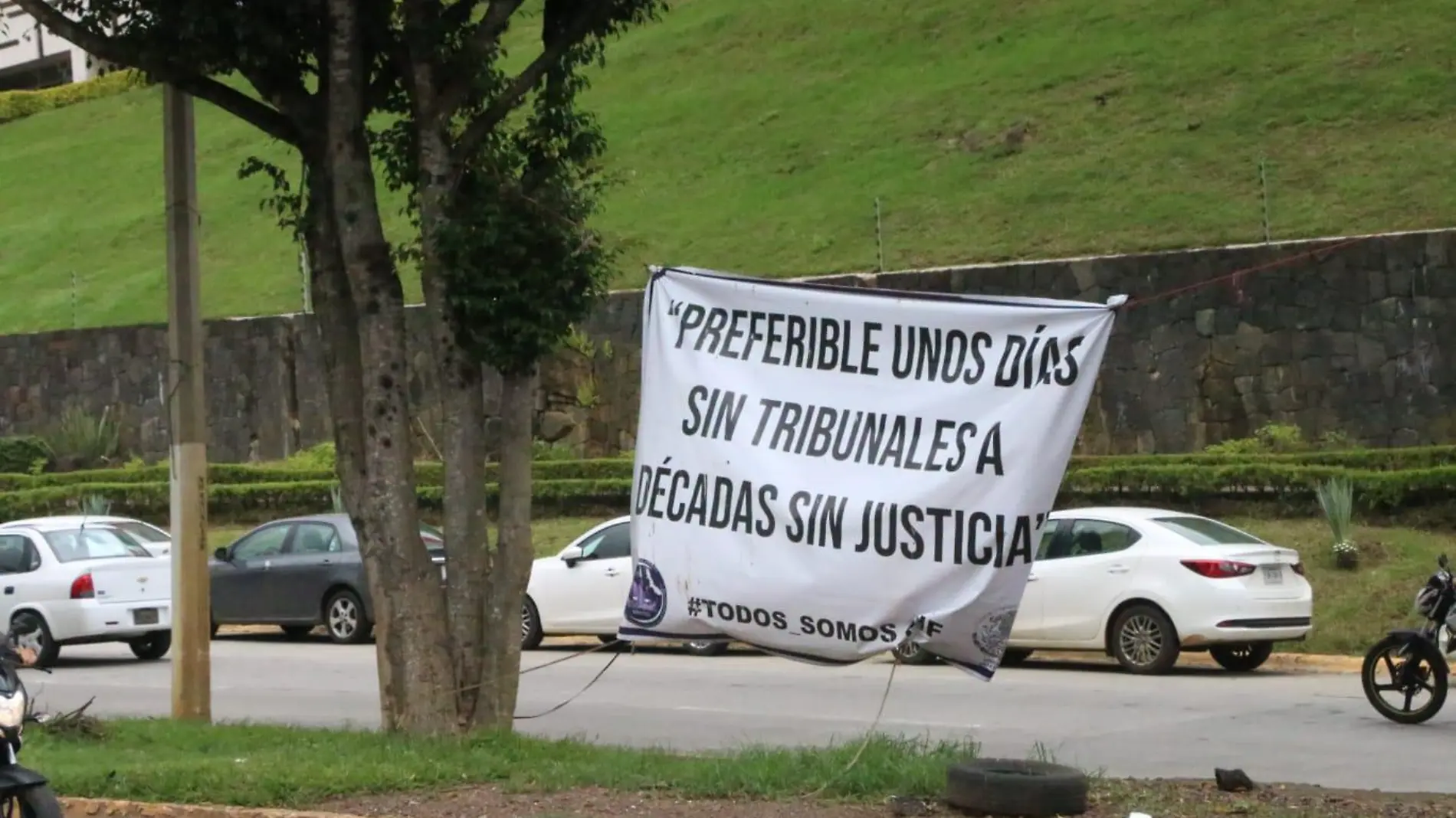 Protesta trabajadores del Poder Judicial de la Federación 