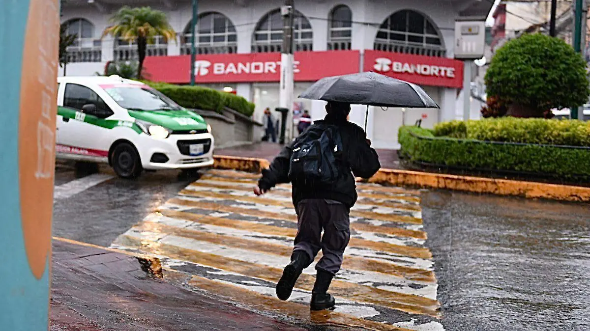 Lluvias en Xalapa