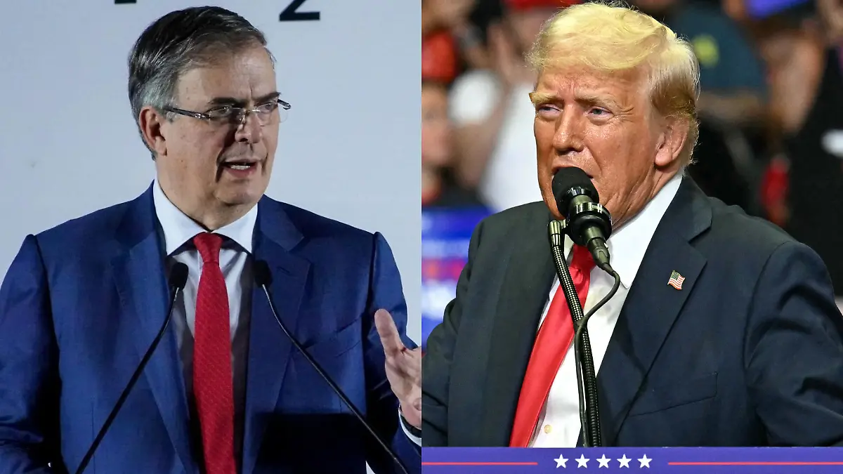 Ebrard y Trump