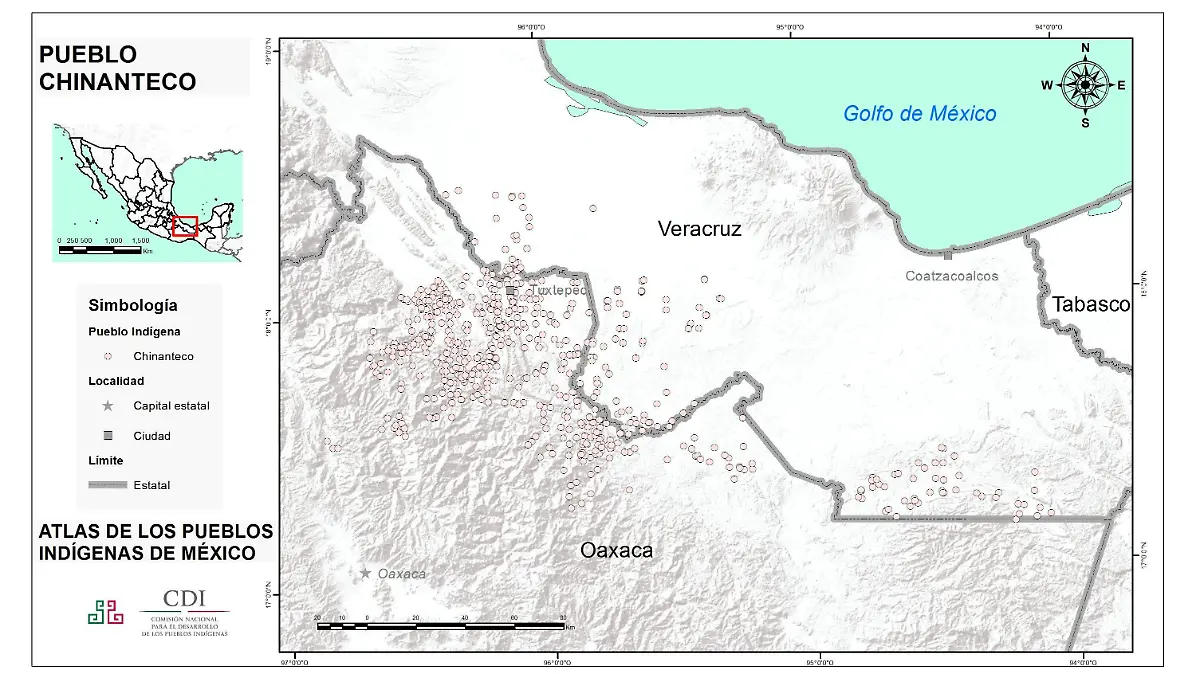 Mapa Chinanteco