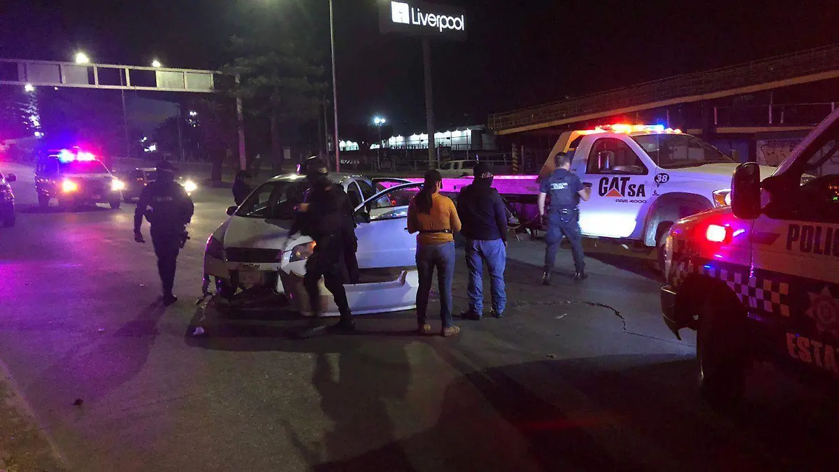 Derrapó en peligrosa avenida de Xalapa 