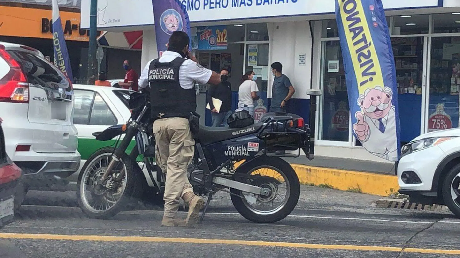 Policia-municipal-se-accidenta-en-Xalapa