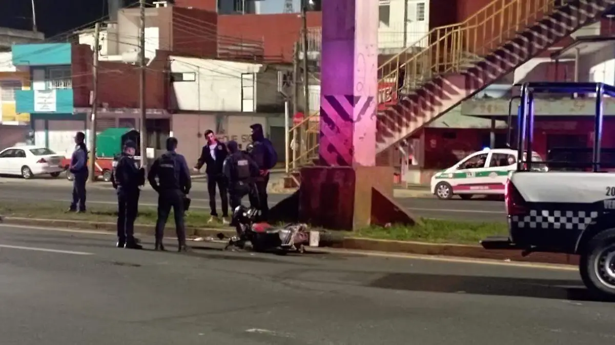Motociclista accidentado en bulevar a Banderilla