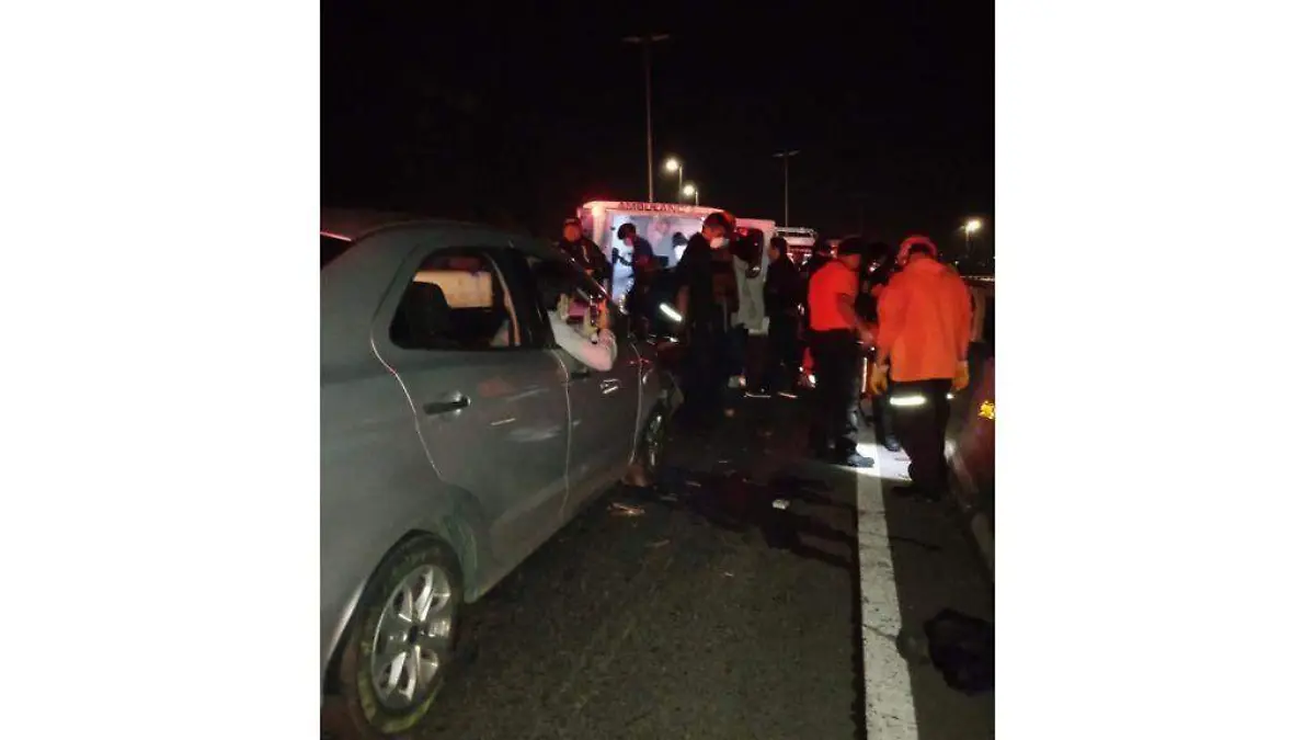 Chocó contra taxi