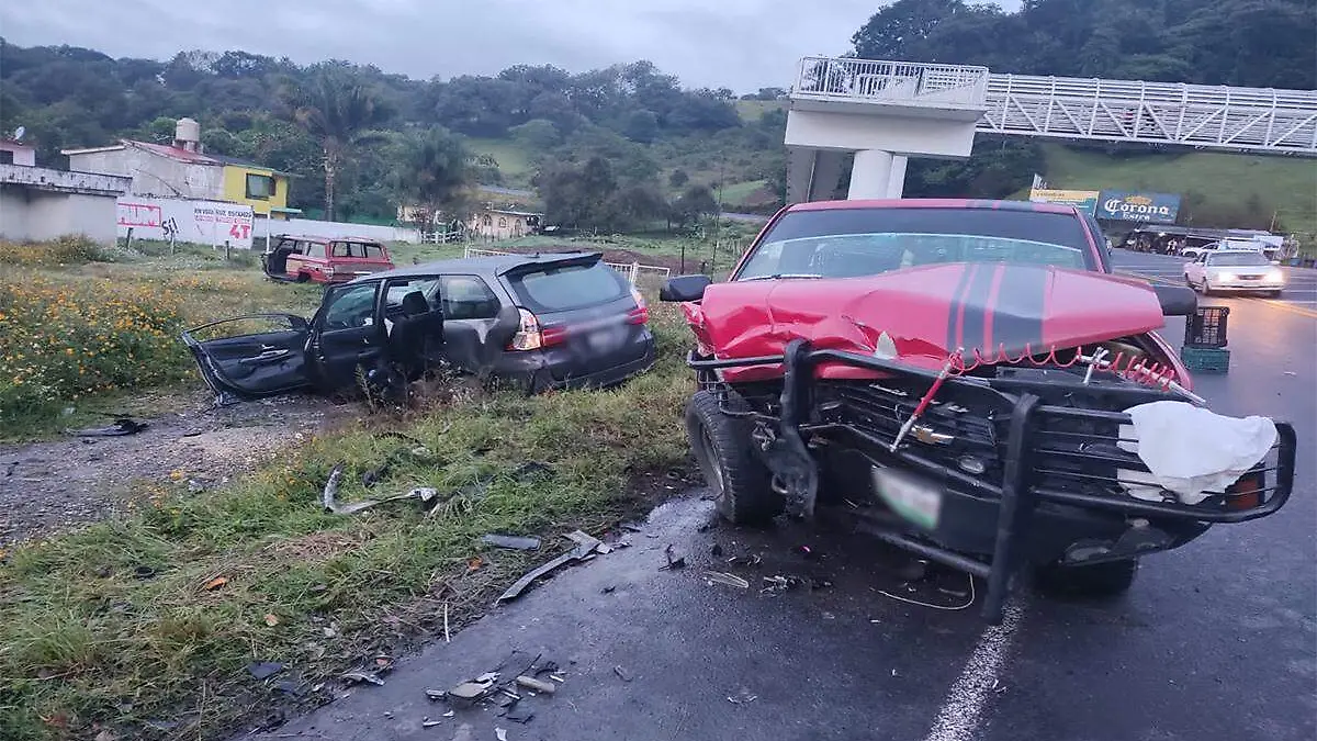 Choque de camionetas