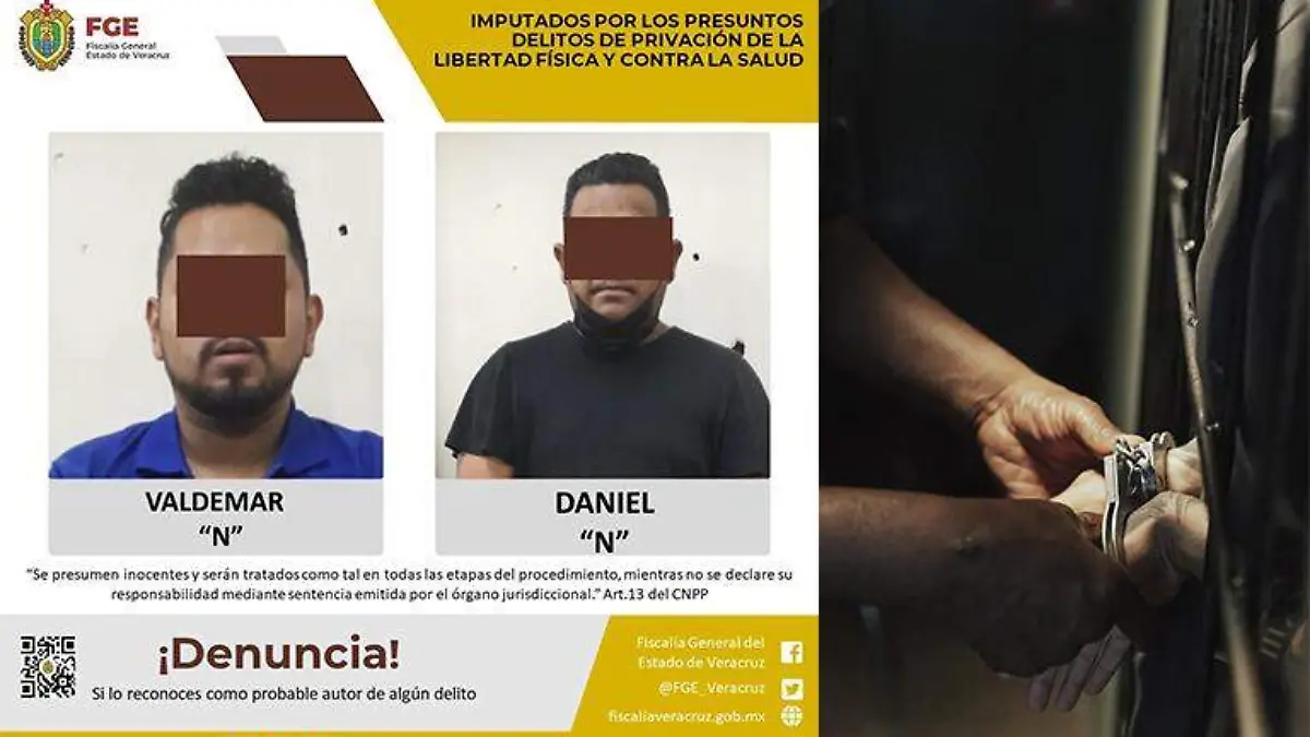 Hombres detenidos
