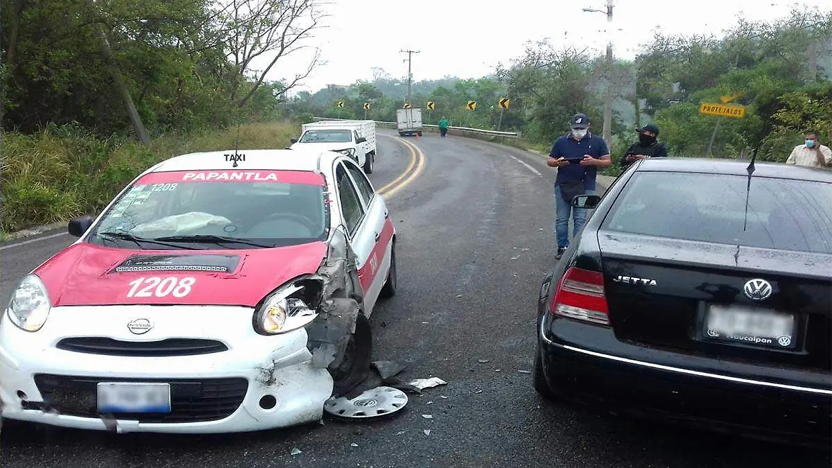 Accidene taxista
