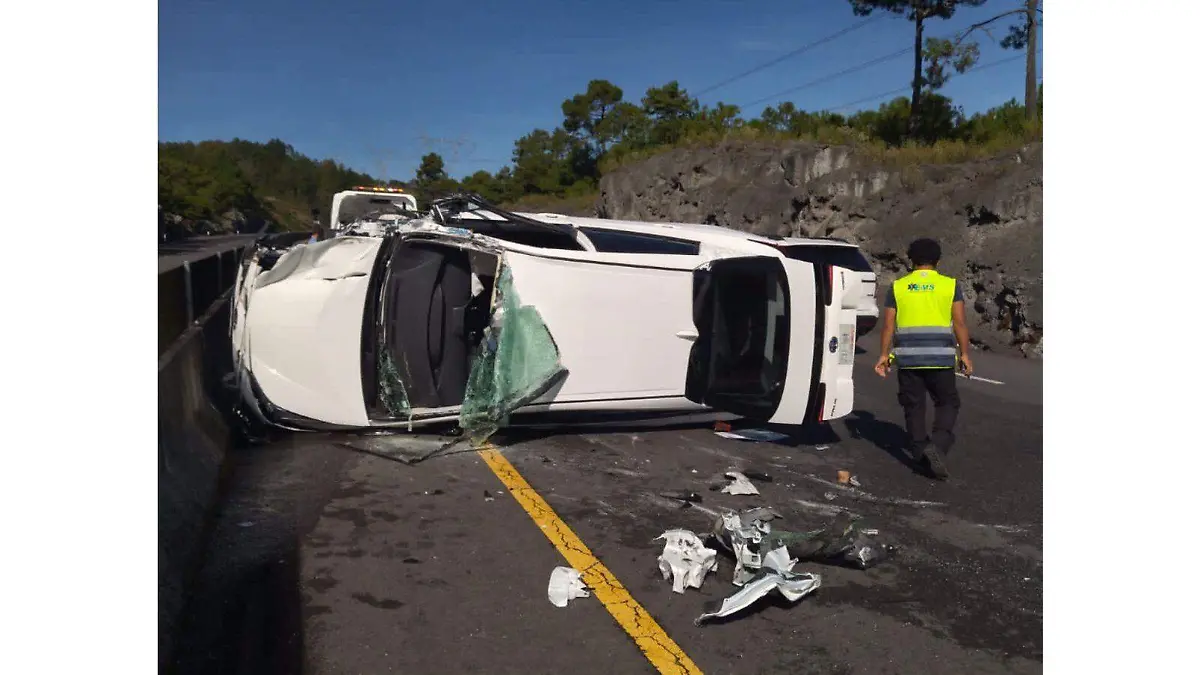 Chocó contra tráiler 