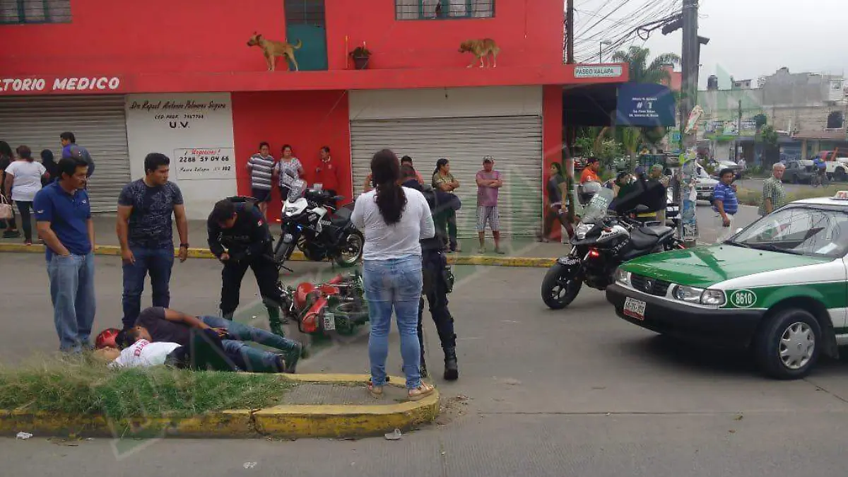 atropellan motociclistas