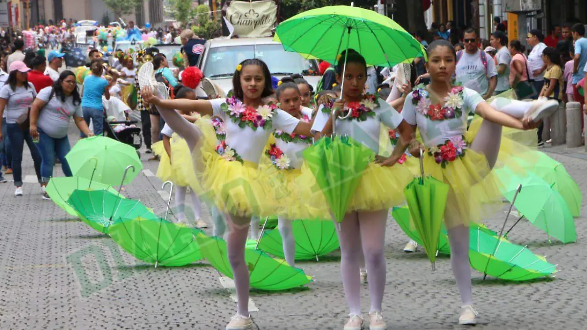 desfile flores
