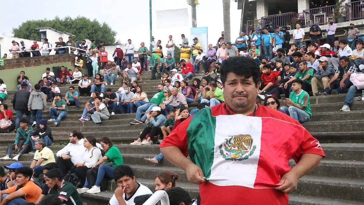 Xalapeños tristes tras fracaso de México en el Mundial de Qatar 2022