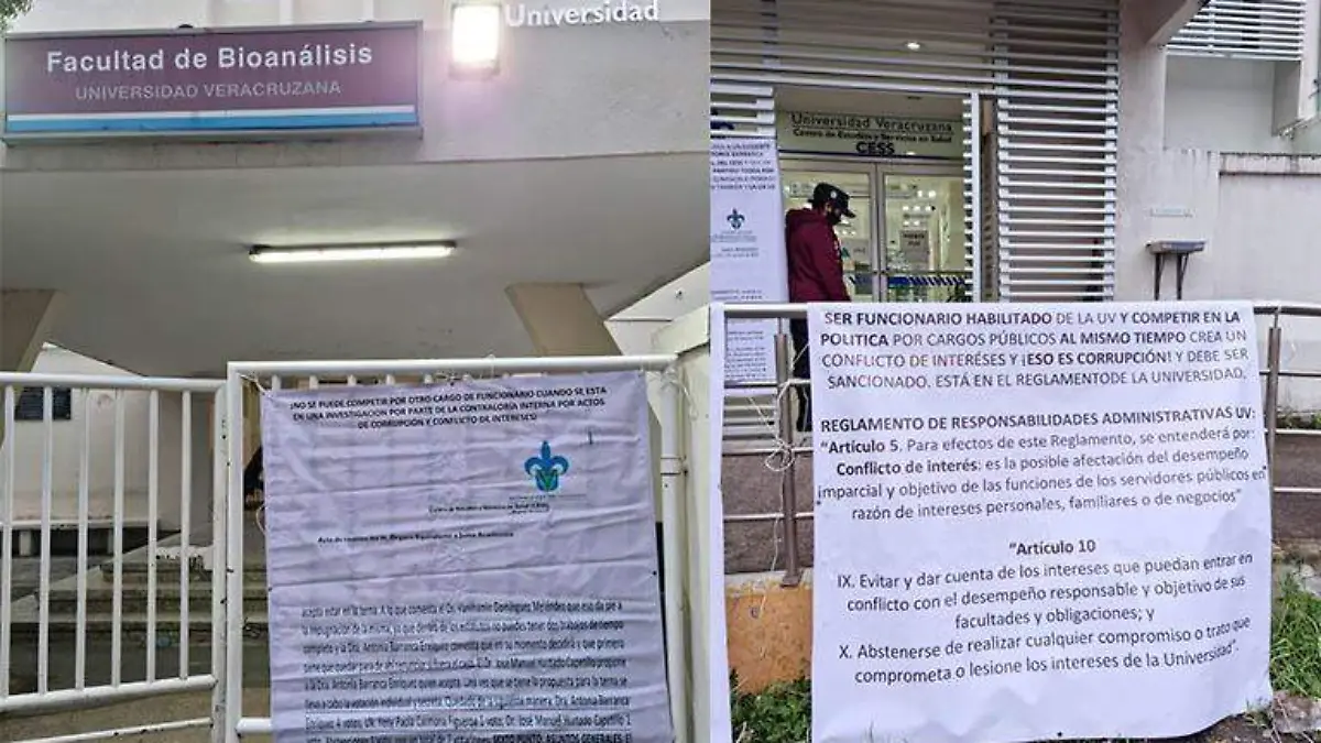Protesta en el UV