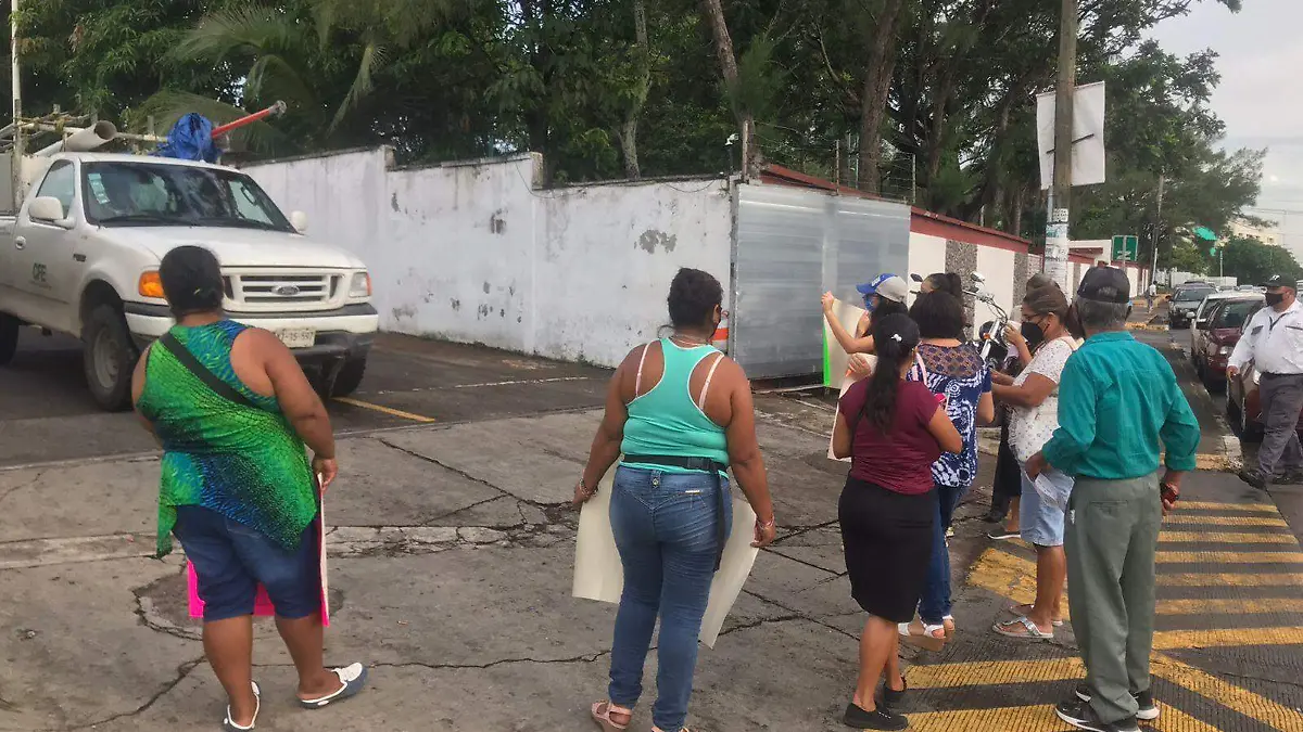 protestan en veracruz cfe