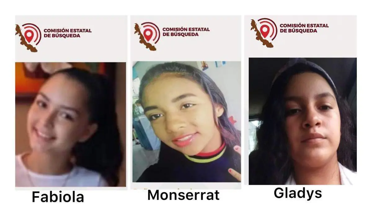 Tres menores de edad desaparecidad