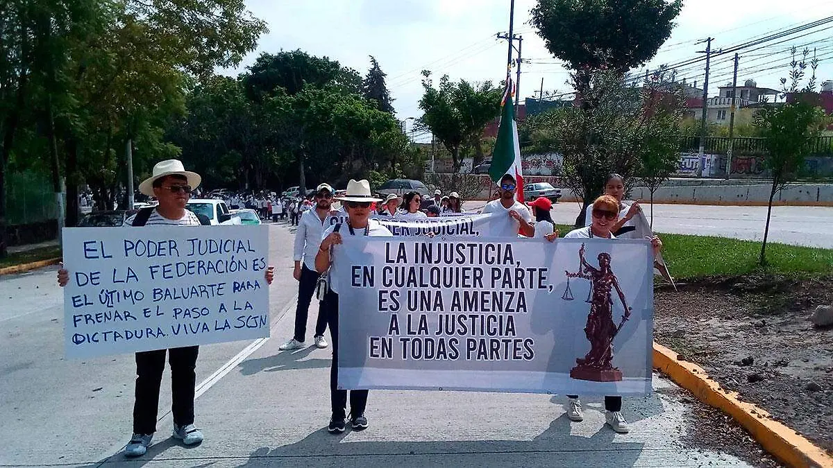 Este día martes realizaron dos marchas