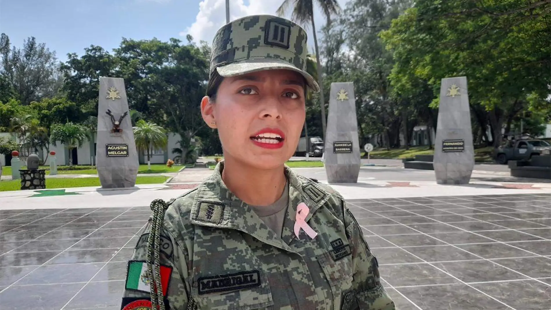 Janet Ramírez Madrigal, teniente médico cirujano, adscrita al 83 Batallón de Infantería