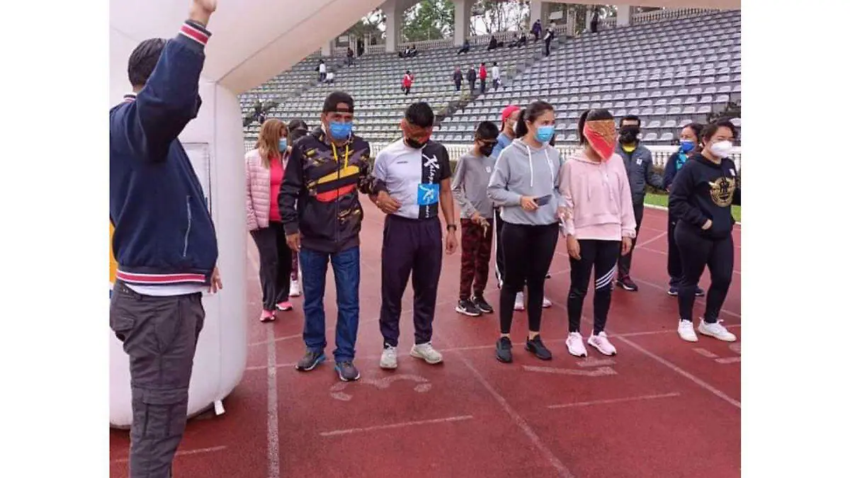 Carrera a ciegas 