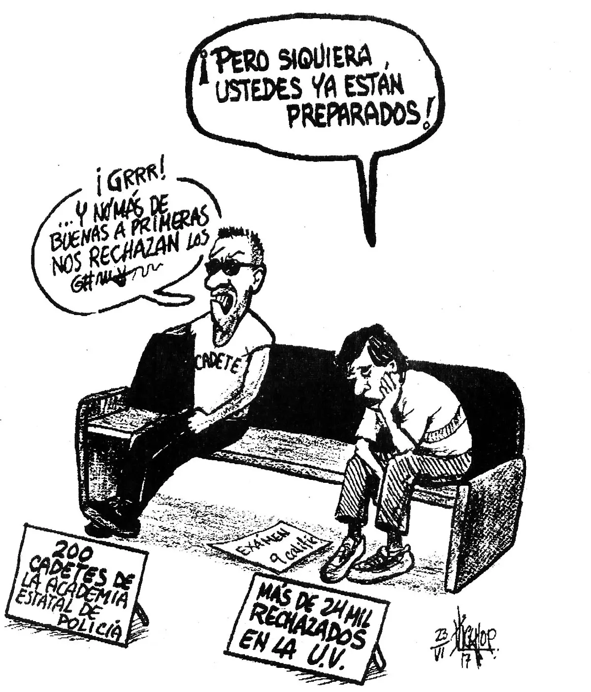 ¿A la universidad de la delincuencia..