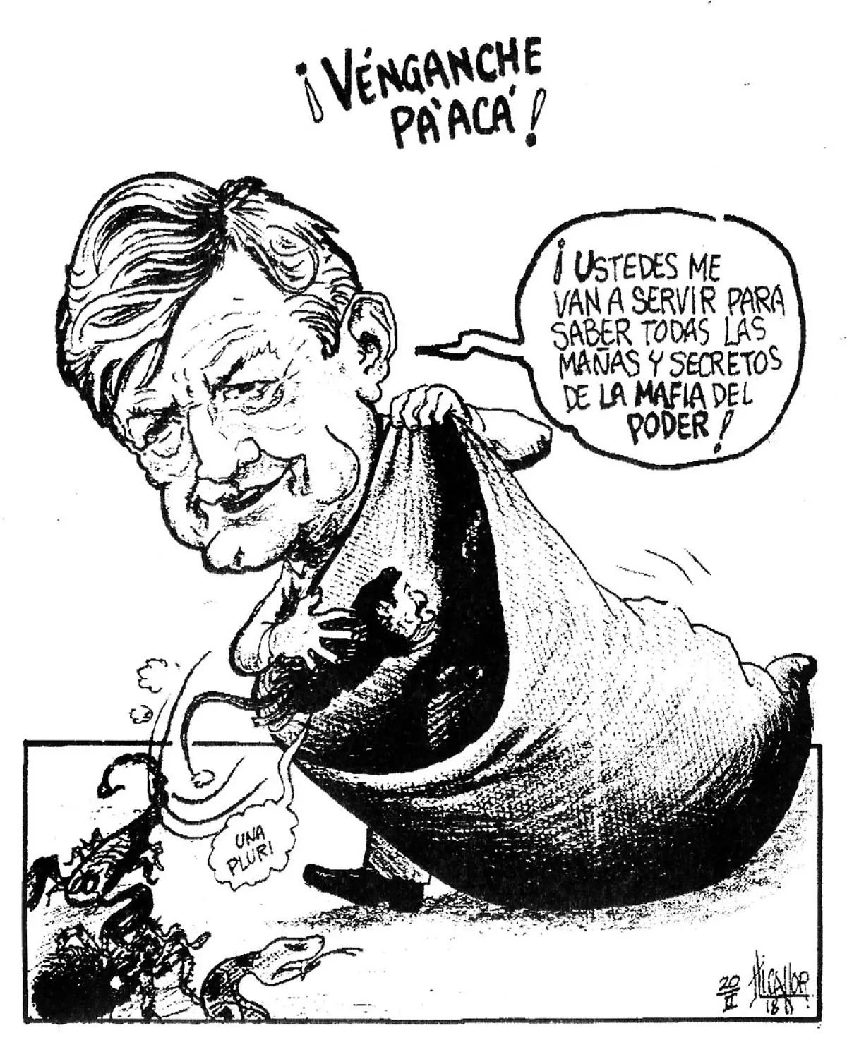 ¿Agarrando de todo..