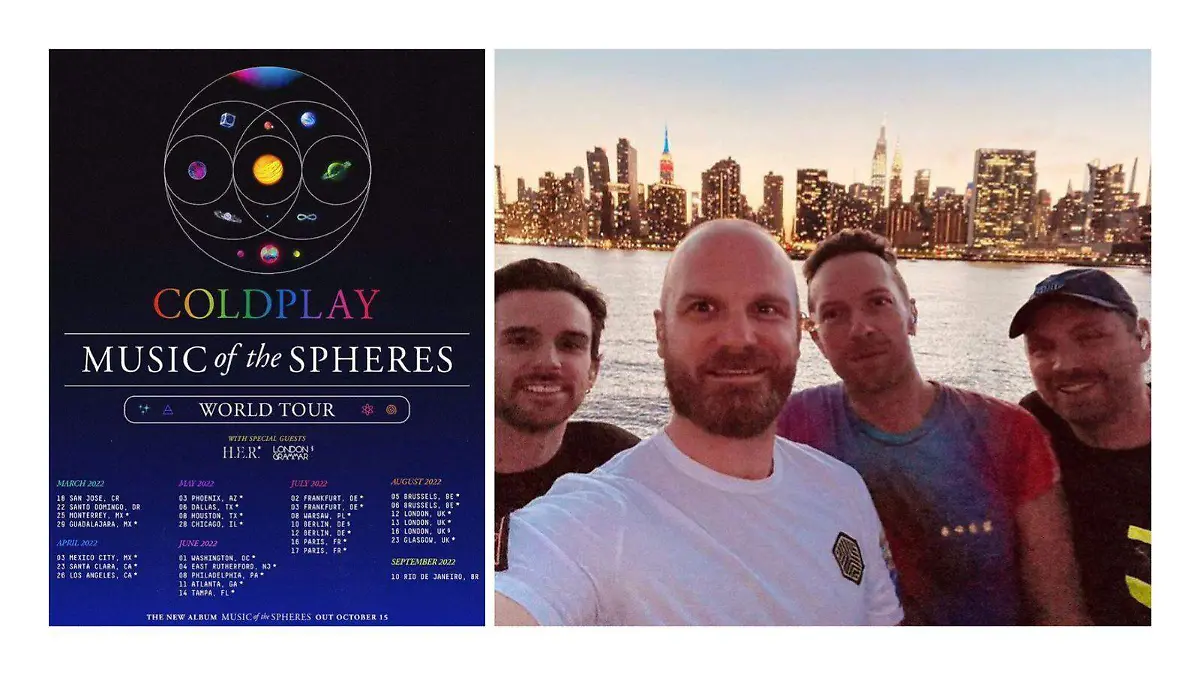 Coldplay anuncia gira mundial