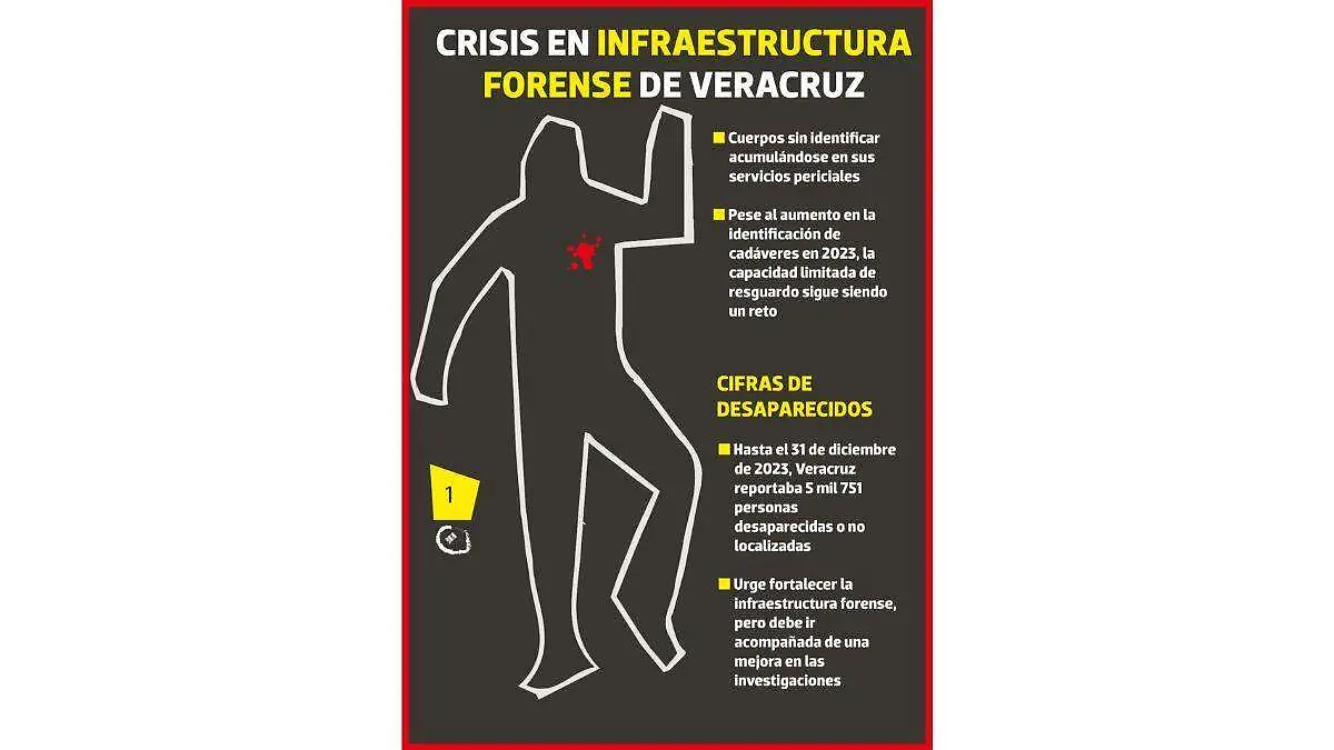 Crisis forense en Veracruz  INFOGRAFÍA