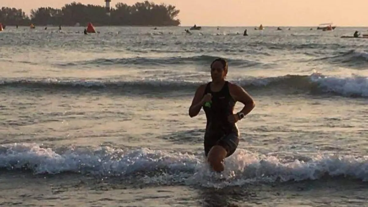 Nadadora de aguas abiertas