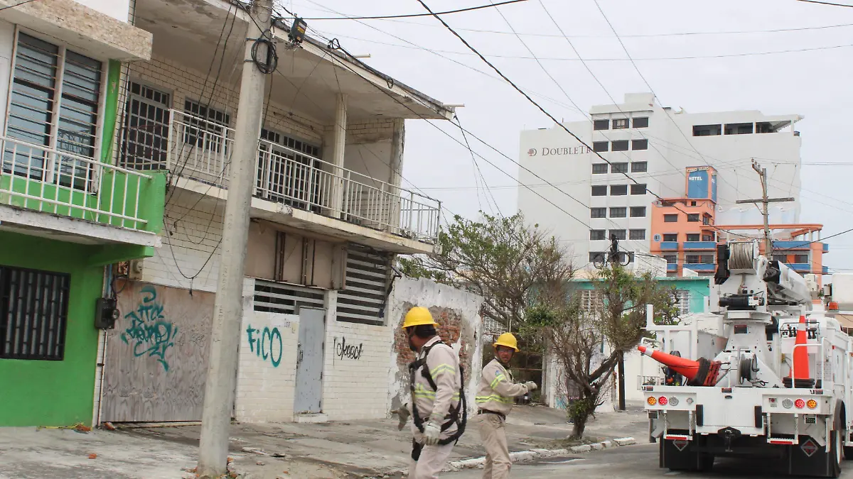 Daños por el frente frío 