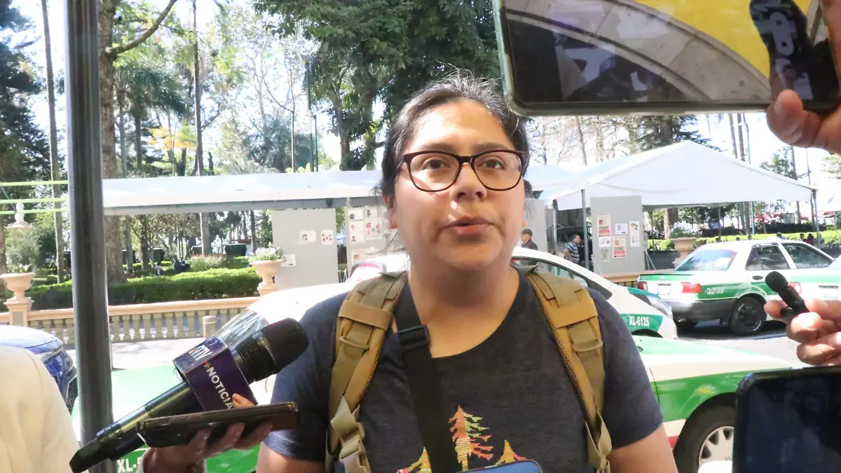 La integrante del Instituto Mexicano de Derechos Humanos y Democracia Anaís Palacios