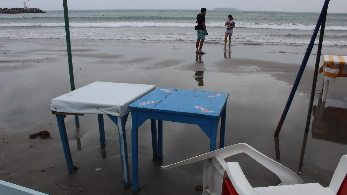 Frente frío en el puerto