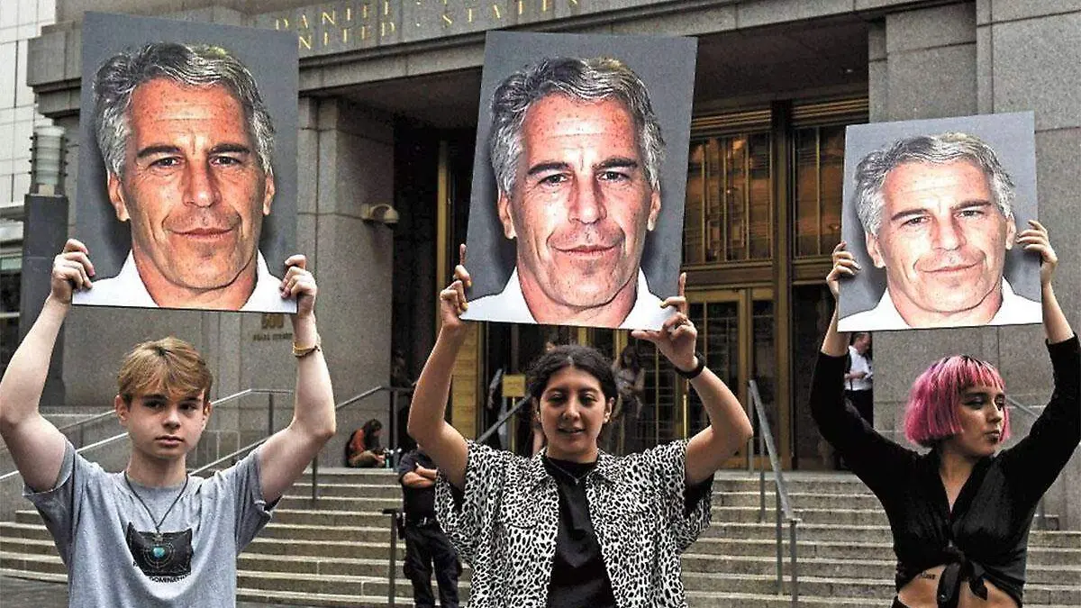 Protesta contra Jeffrey Epstein