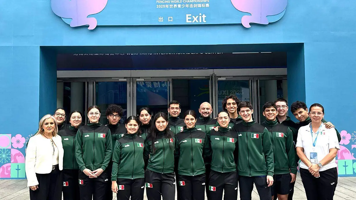 La xalapeña formó parte de la selección mexicana esgrima que participó en el mundial