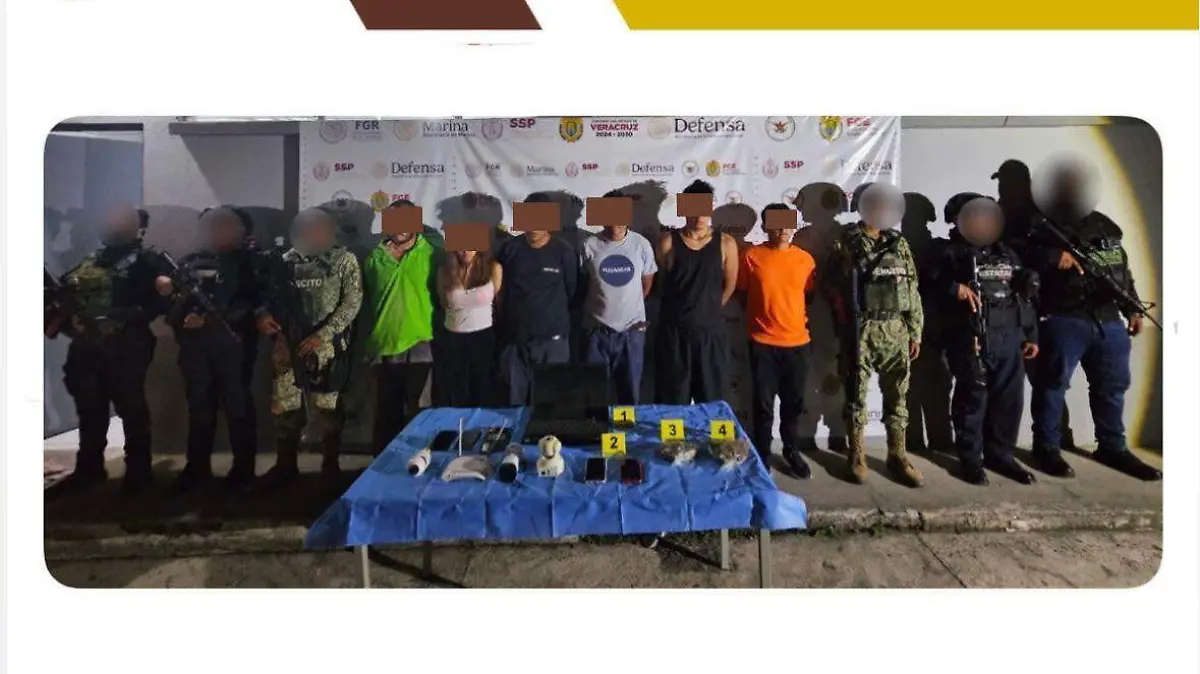 Los detenidos quedaron a disposición de las autoridades