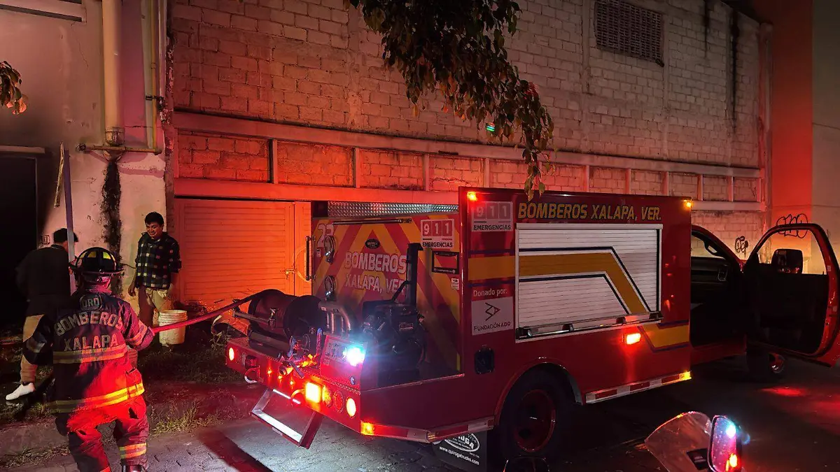 El incendio que ocurrió en Xalapa