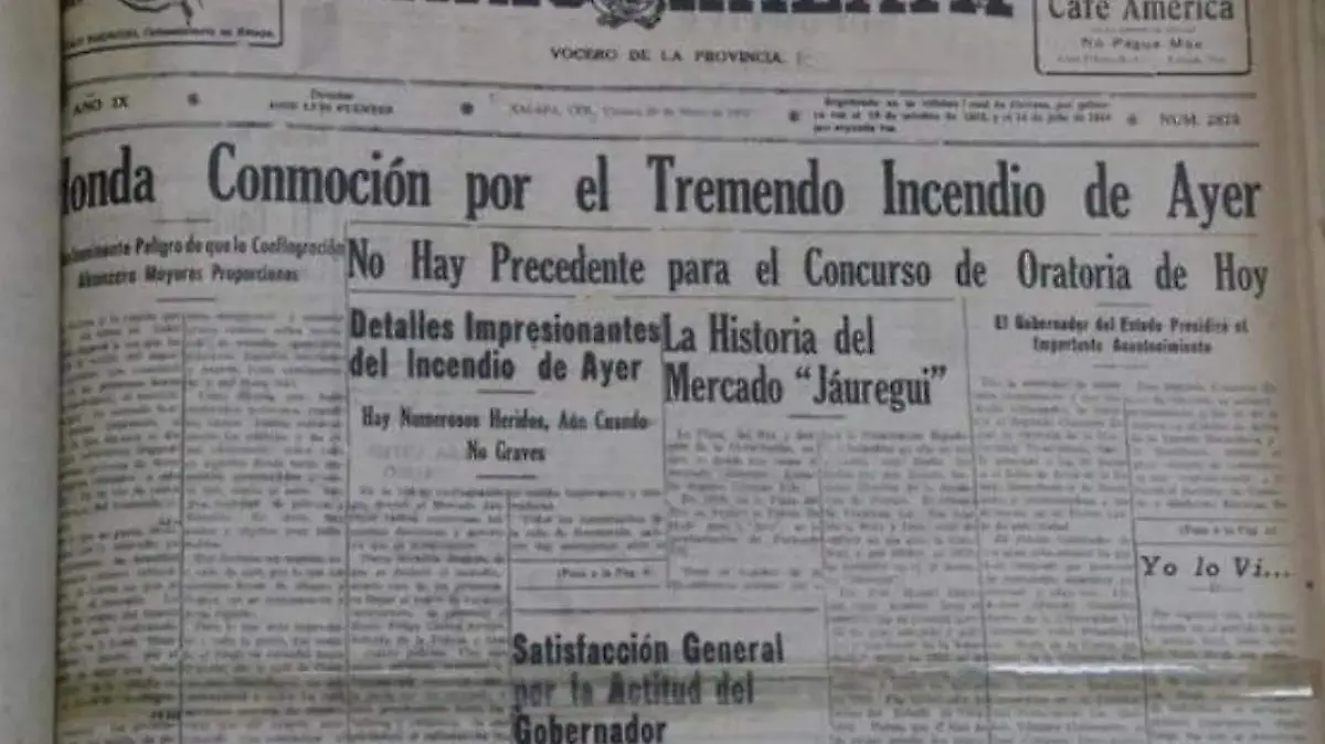 DX-Incendio en el Mercado Jáuregui