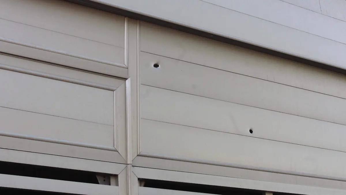 Daños por balacera en Boca del Río