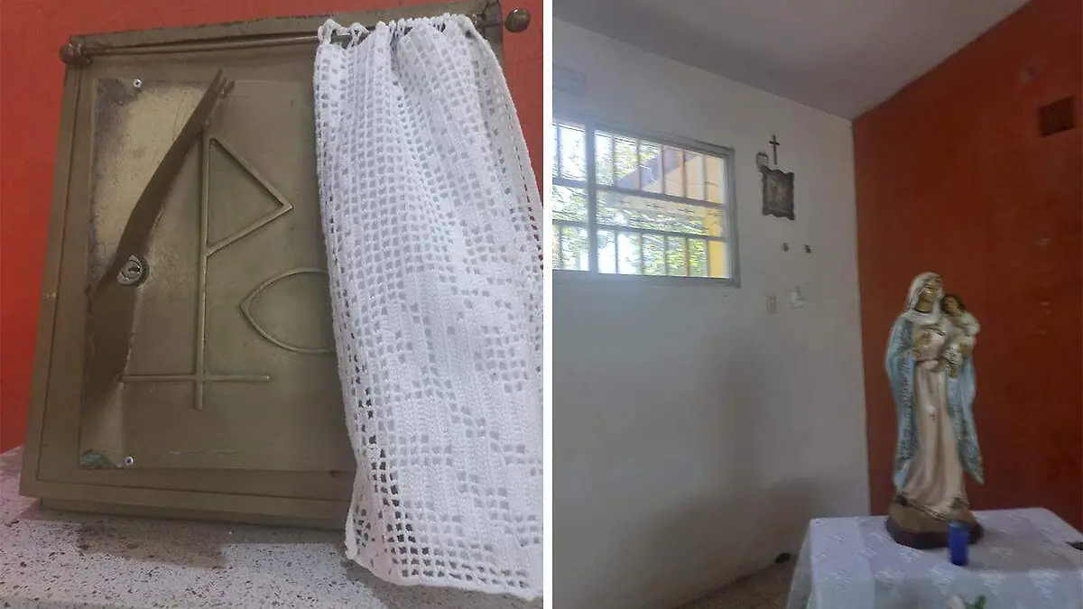 Robo en iglesia de Alvarado