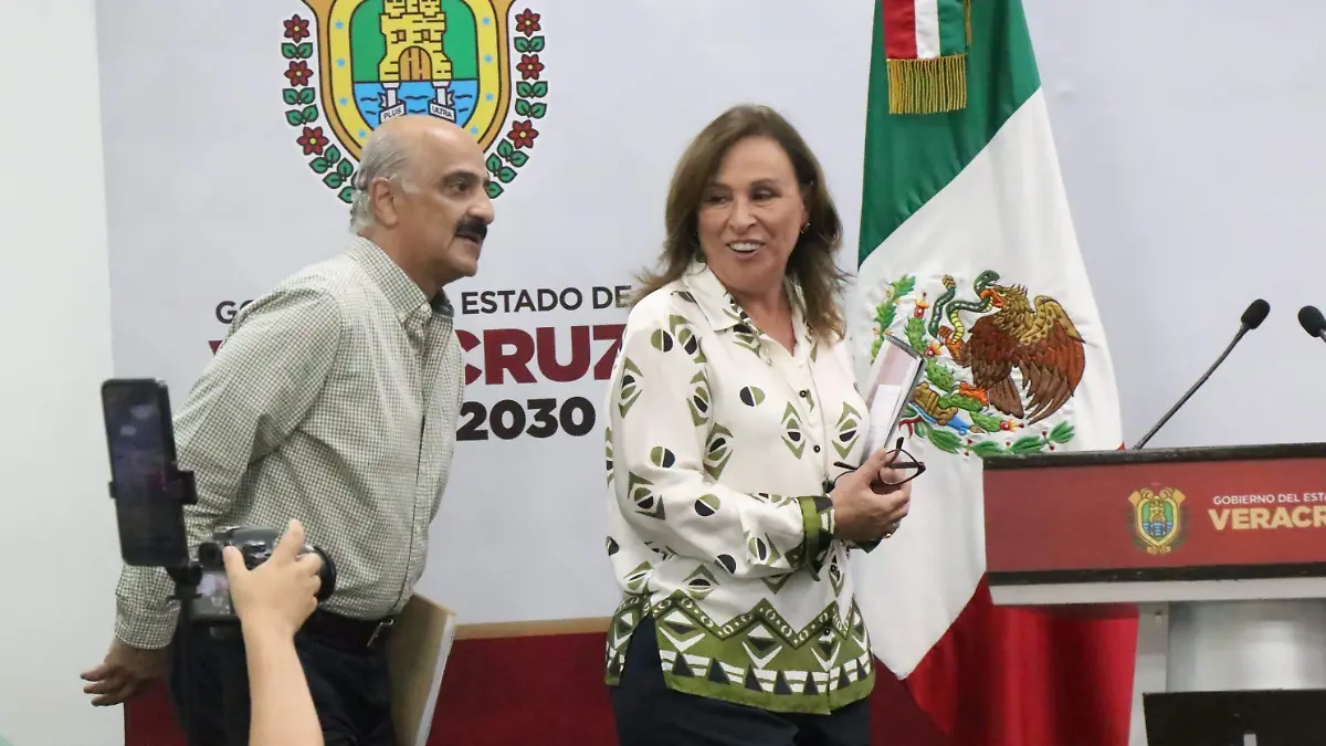 Ricardo Ahued y Rocío Nahle