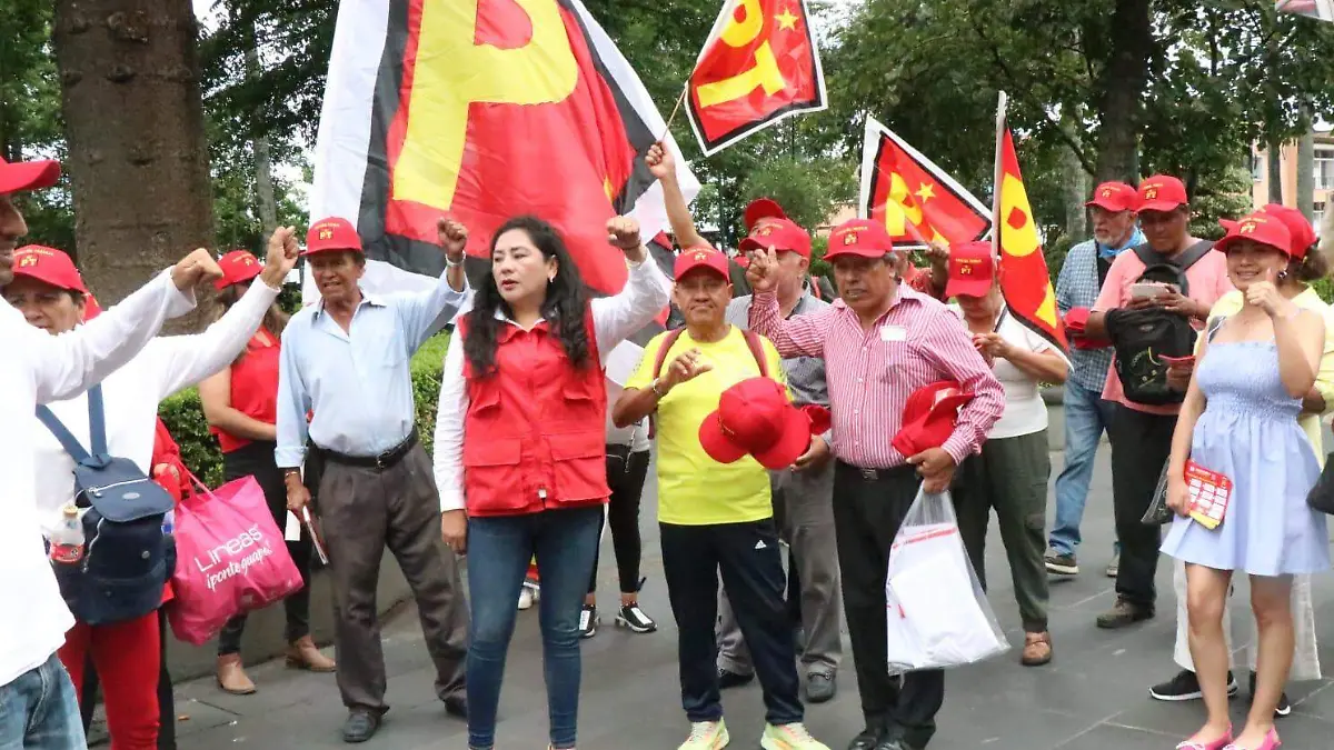 Yolanda del Rosario Hernández Aburto, candidata del PT a la alcaldía de Xalapa