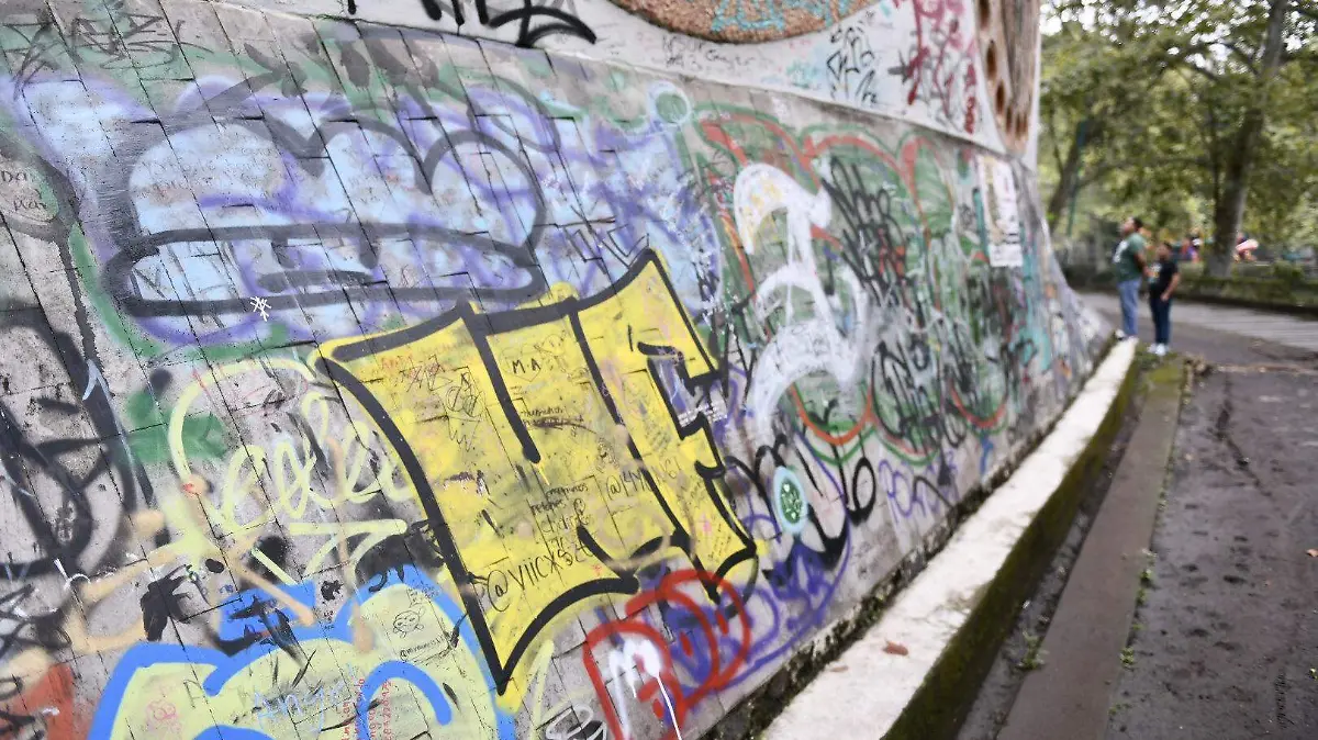 Mural del Paseo de Los Lagos en Xalapa