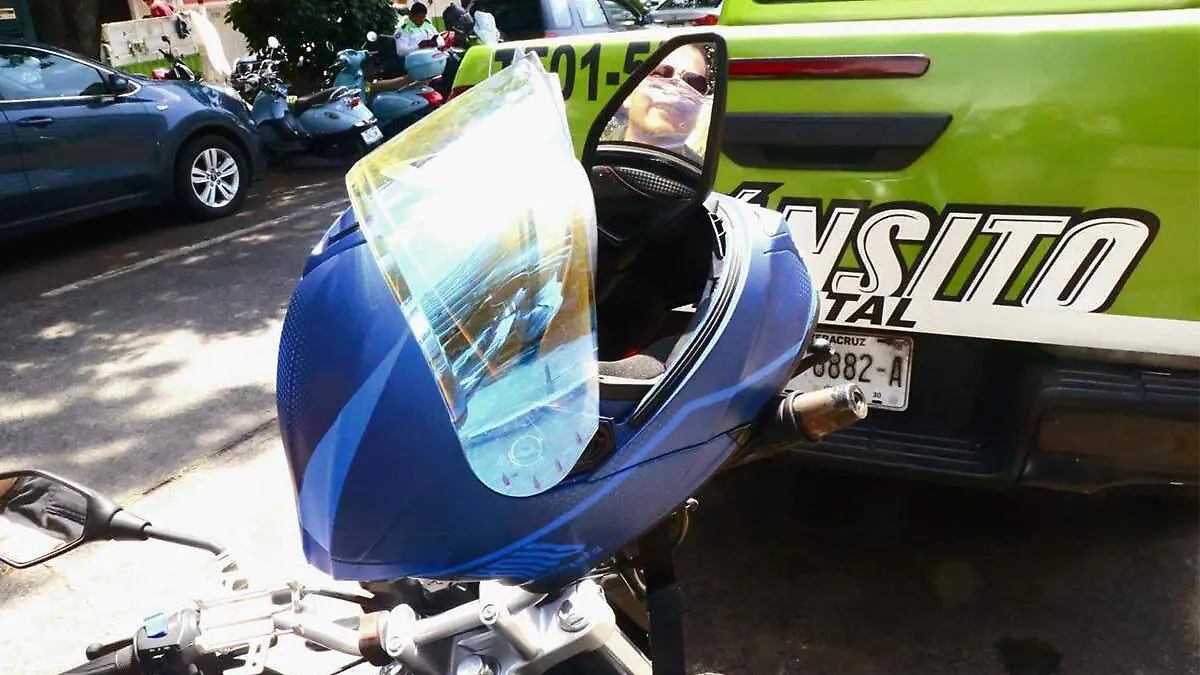 Casco de motociclista