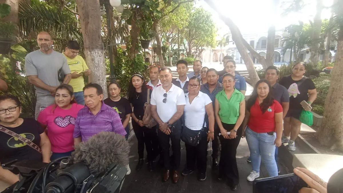 Comerciantes del centro histórico